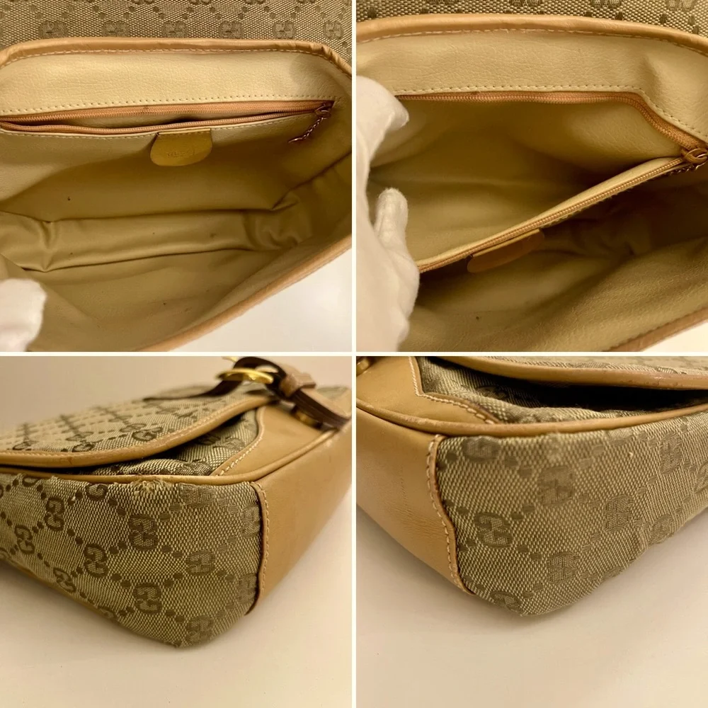 Gucci Vintage Beige Crossbody Bag - Picture 5 of 12